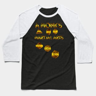 A Monk's Martial Arts Baseball T-Shirt